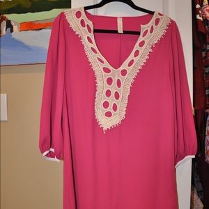 Hot Pink Tunic Dress
