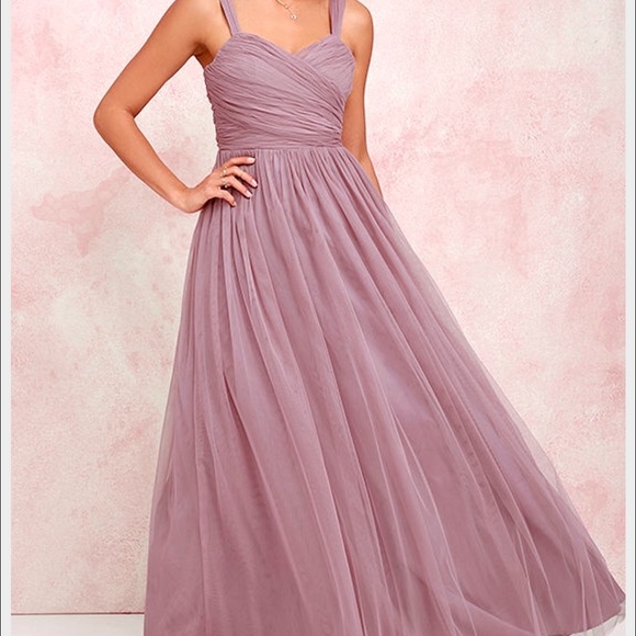 Mauve floor length dress -Available Soon-