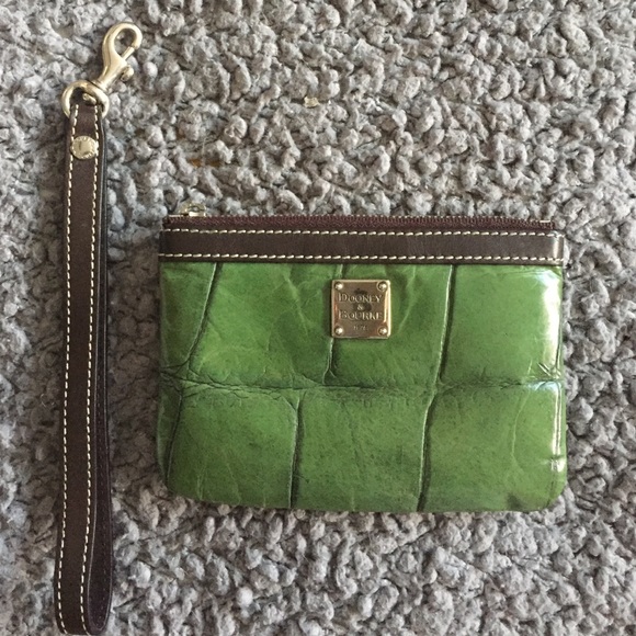 Green coin purse