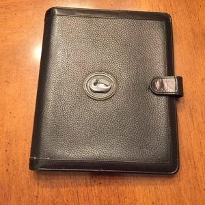 Dooney and Burke Agenda black.  Pre loved