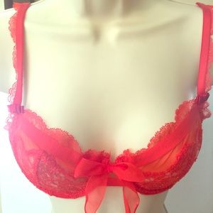 Victoria Secret Red Lace Bra