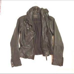 All Saints Belvedere leather jacket