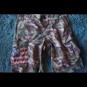 Camouflage shorts