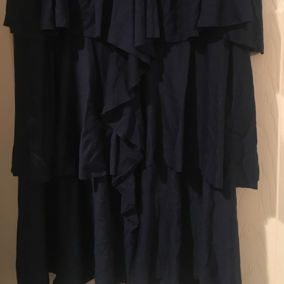 Blue Ruffle Tank top - Picture 3 of 4