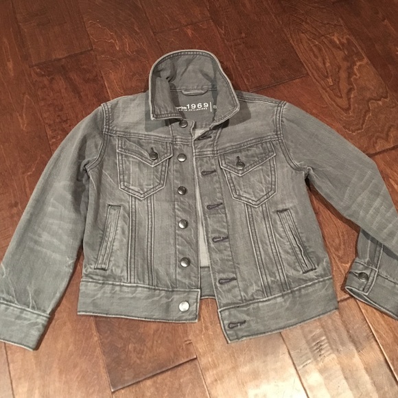 boys grey denim jacket
