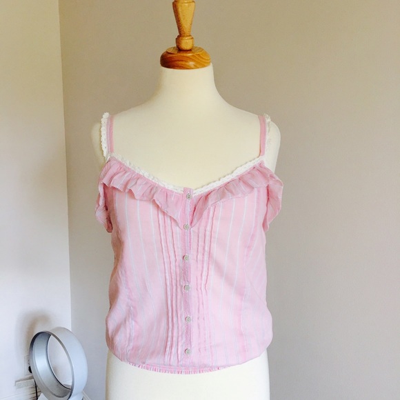 NWT Abercrombie&Fitch Pink Cotton Cami