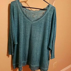 Beautiful turquoise color top