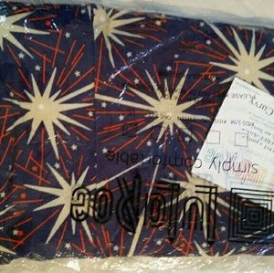 TC lularoe Americana Sparklers - HTF