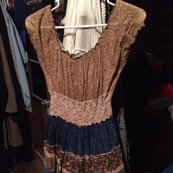 Babydoll peasant dress