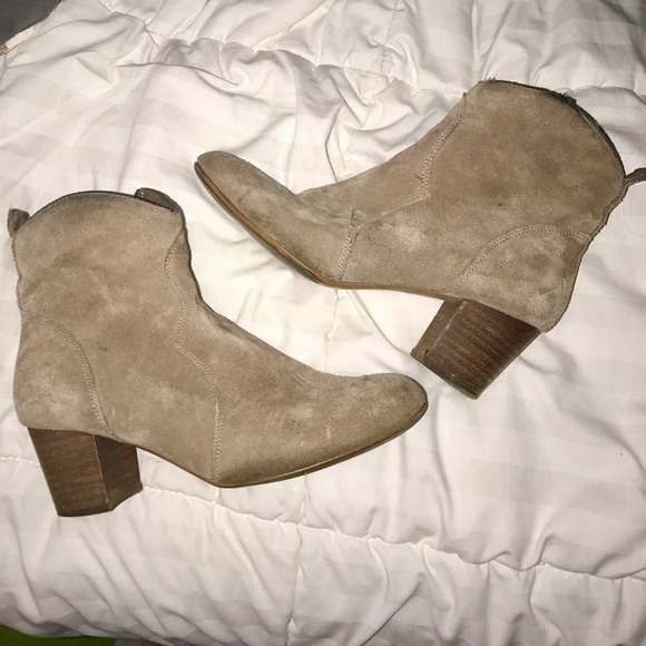 Steve Madden suede ankle booties