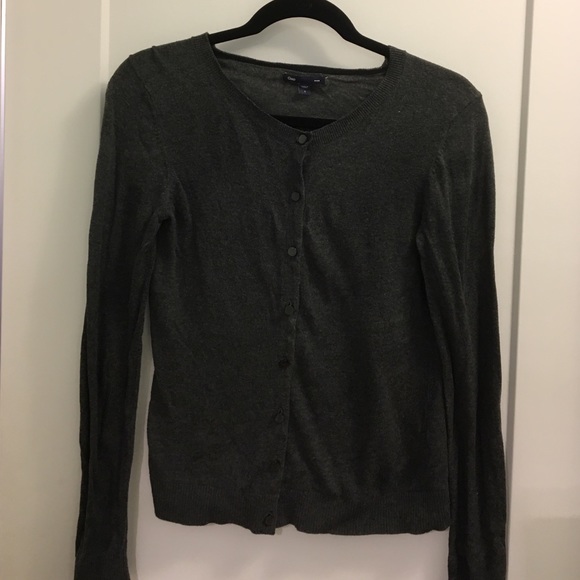 Grey cardigan