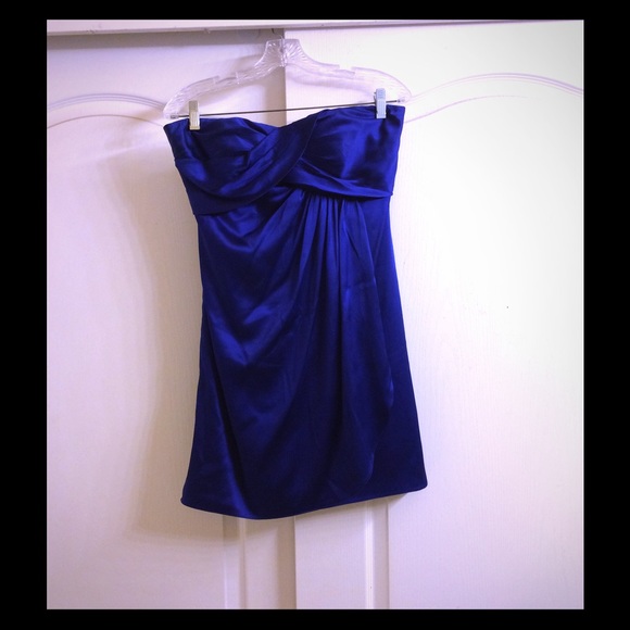 Nichole Miller short blue dress
