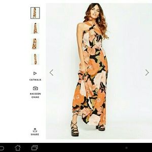 Beautiful ASOS floral maxi dress, US 14 / UK 18