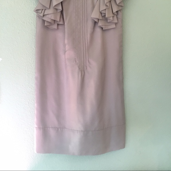 NEW Anthropologie Floreat grey ruffle shift dress - Picture 2 of 4