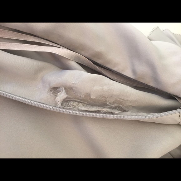 NEW Anthropologie Floreat grey ruffle shift dress - Picture 4 of 4