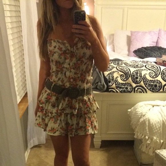 Floral tube dress