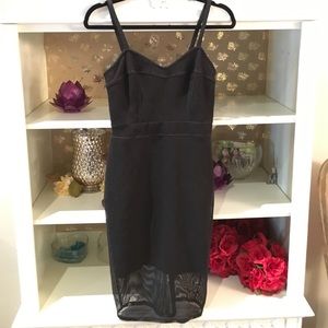 NWT Express black mesh dress