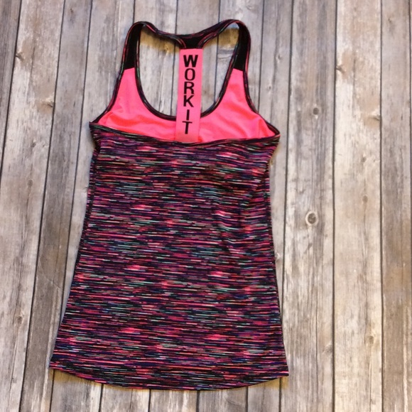 Material girl active pink tank -- Size small - Picture 3 of 7