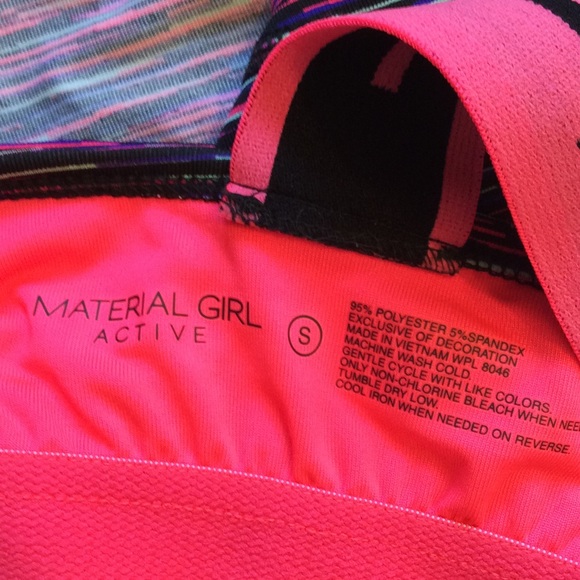 Material girl active pink tank -- Size small - Picture 5 of 7