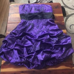 Short purple dress