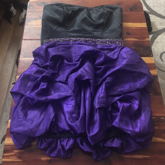 Short purple dress
