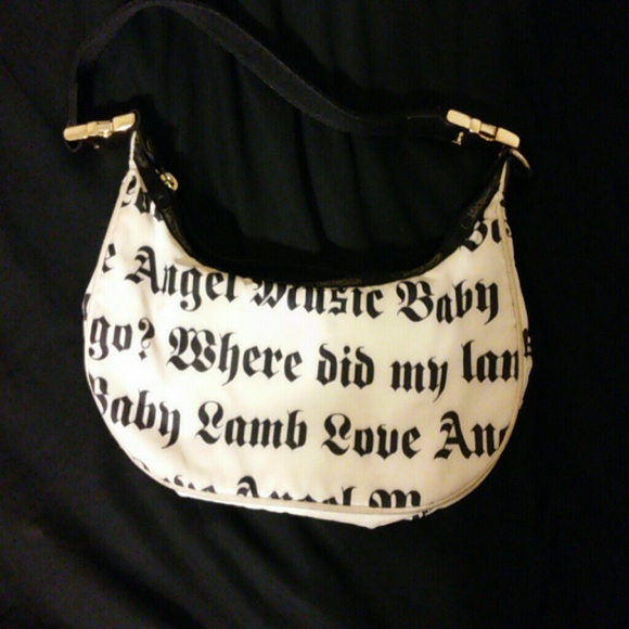 L.A.M.B small white purse