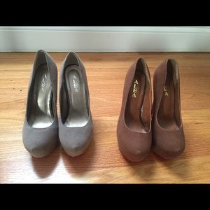 2 pair of Alba shoes