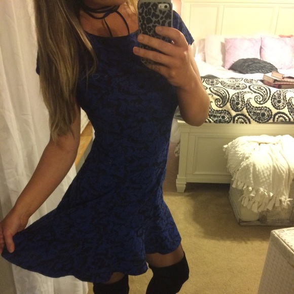 Black & Navy dress