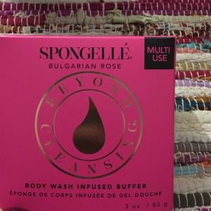 body wash infused buffer.