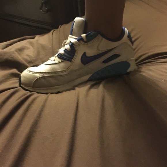 Kids dark blue and navy Nike Air MaX size 3