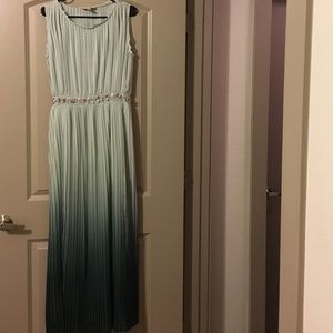 Lauren Conrad Runway Sequin Pleated Maxi Dress