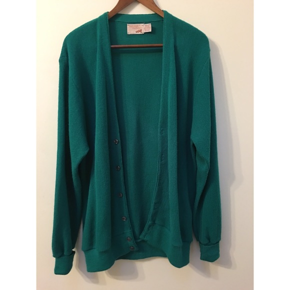 The Fox Collection Vintage Cardigan Sweater M