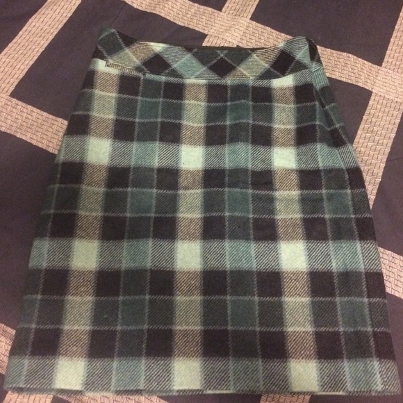 L.L. Bean Dresses & Skirts - Plaid wool skirt - NWOT
