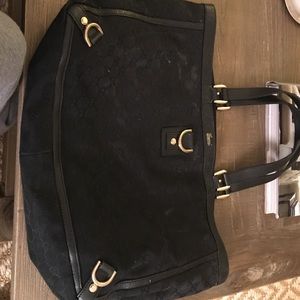 Authentic black Gucci bag