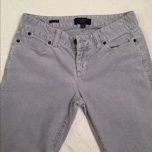 Talbots Sz 4P Light Gray Cords