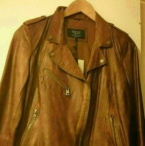 Zara Leather  acket