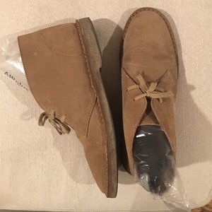 J.crew Men's lace suede boots