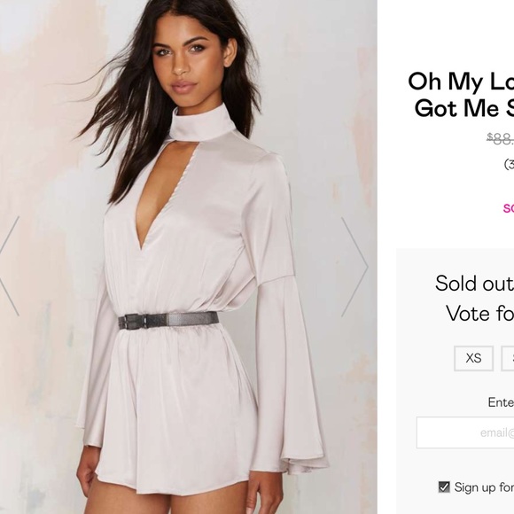 Oh my love satin romper