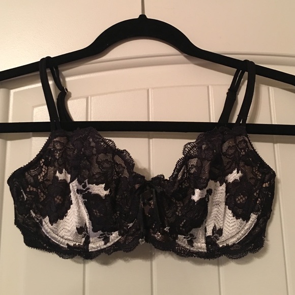 Victoria's Secret Unlined Black Lace Bra