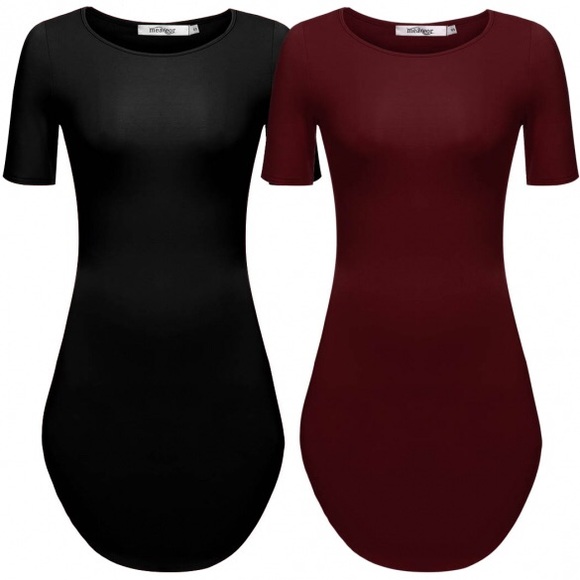 BLACK SHORT SLEEVE TUNIC - Picture 2 of 3