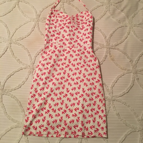 Nautical Halter Dress
