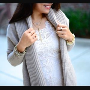 Max Studio gray cardigan