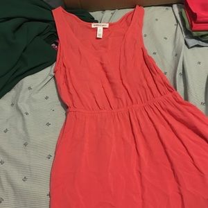 Peach HighLow Dress