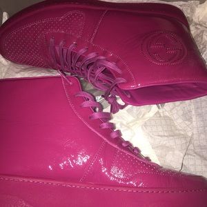 Gucci Patent Leather Pink sneaker