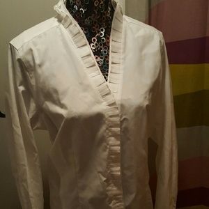 Coldwater Creek "No Iron" Cotton Blouse