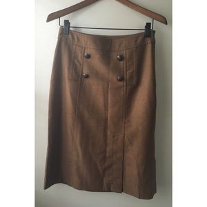 The Limited warm brown pencil skirt 4