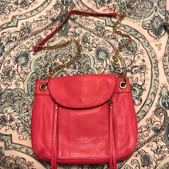 Cynthia Rowley Peach and Gold Purse