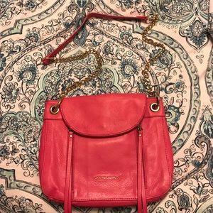 Cynthia Rowley Peach and Gold Purse