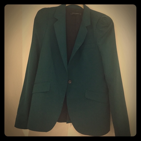 Zara Woman Blazer | size M | blue/green color