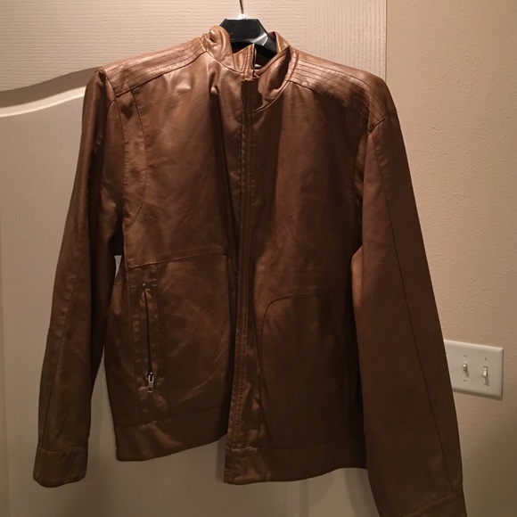 roundtree & yorke leather jacket